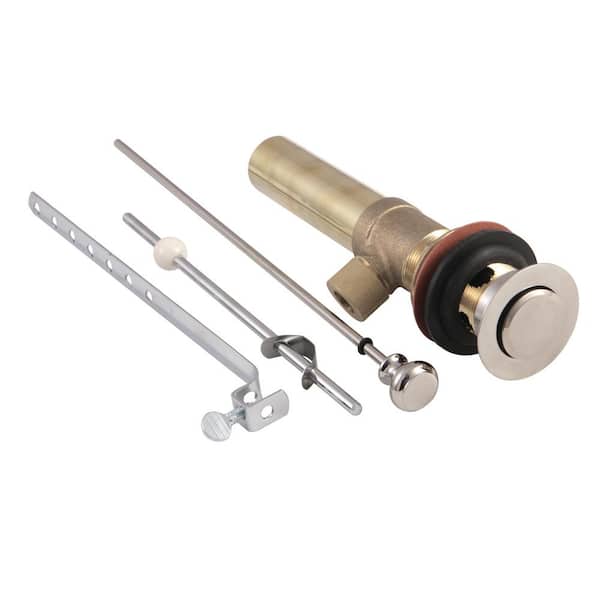 Trimscape 22-Gauge Pop-Up Drain with Overflow in Polished Nickel