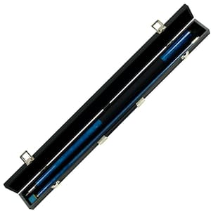 Blue Marble Graphite Pool Cue with Case (2-Piece)