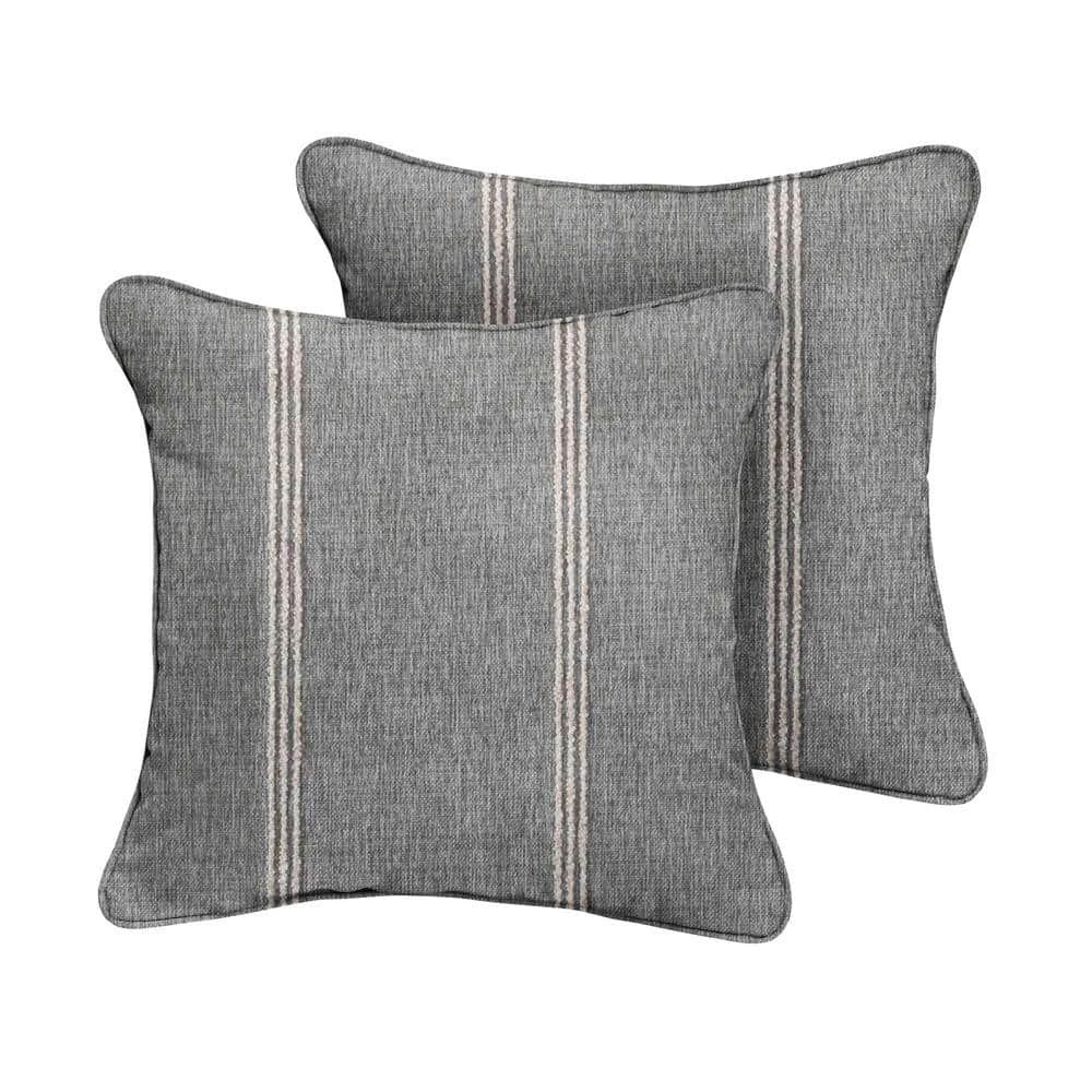 Sunbrella Lengthen Stone Square Outdoor Throw Pillow (2-Pack) price history on PriceWatchPro
