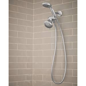 Attune 6-Spray Patterns, 4 in. Wall Mount Combo Handheld Showerhead in Chrome