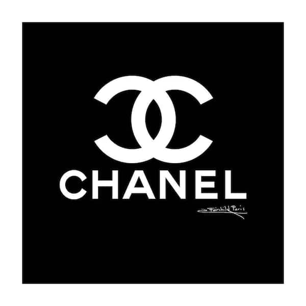 Bold Fashion Brand Logo by Fairchild Paris 1 Piece Unframed Canvas Drawing Print 30 in. x 30 in.