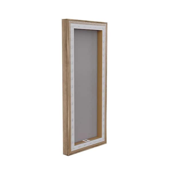 Stupell Industries Rustic Together We Built by Kim Allen Brown Floater Frame Typography Graphic Art Print 11 in. x 25 in.