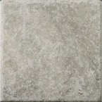 Trav Ancient Tumbled Silver 5.91 in. x 5.91 in. Travertine Wall Tile
