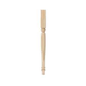 2921 29 in. Solid Pine Furniture Leg