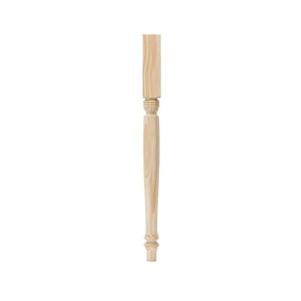 Waddell 2921 29 in. Solid Pine Furniture Leg