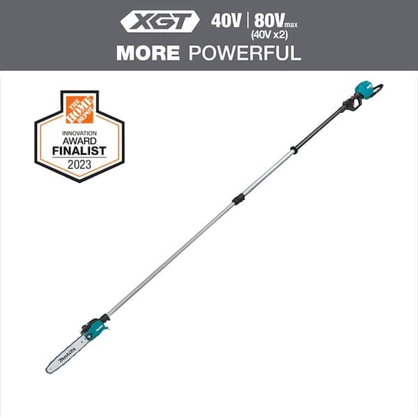 Makita XGT 40V max Brushless Cordless 10 in. Telescoping Pole Saw, 13 ...