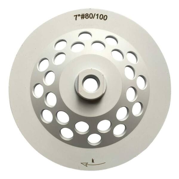 5-Pack Diamond Grinding Wheels For Granite, Concrete, Marble - #80/100 Fine Grit - EDiamondTools GWP050FA5