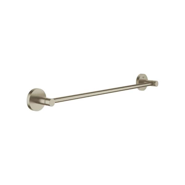 GROHE Essentials 18 in. Towel Bar in Brushed Nickel