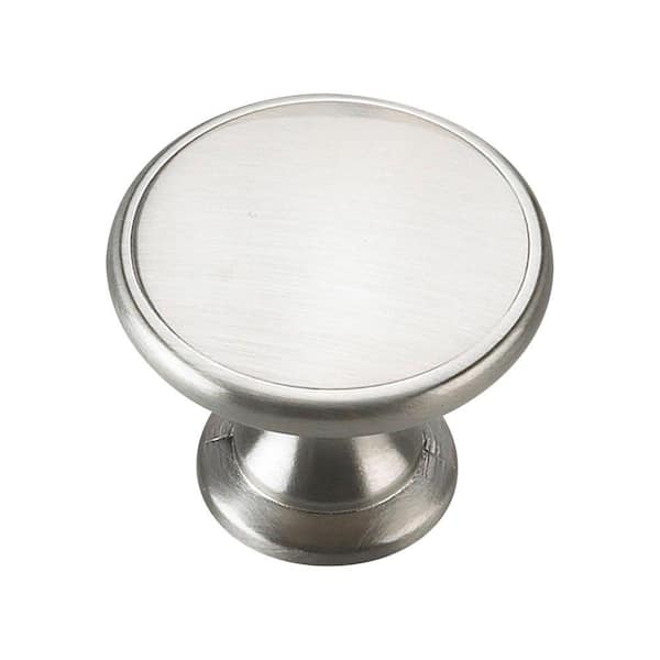 Richelieu Hardware Marseille Collection 1-3/4 in. (45 mm) Brushed Nickel Transitional Cabinet Knob