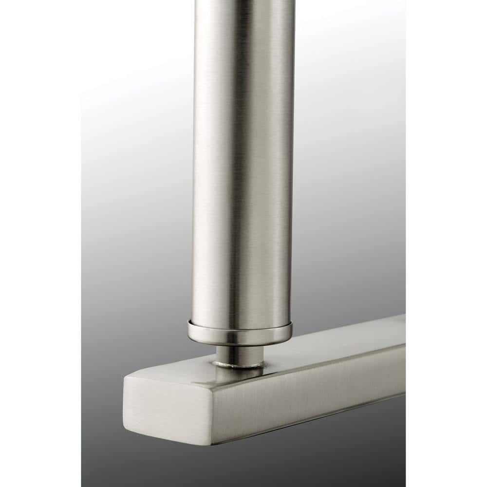 Cherish Brushed Nickel Two-Light Wall Sconce with Summer Linen Shade