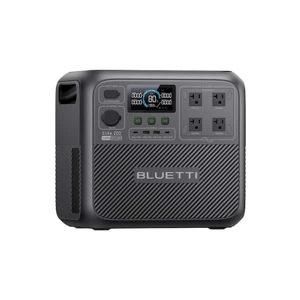 2600W Continuous/3900W Peak Output 2073Wh Power Station LiFePO4 Battery Solar Generator for Outdoor