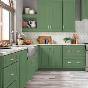 1 qt. #PPU11-03 Botanical Green Satin Enamel Interior/Exterior Cabinet, Door & Trim Paint