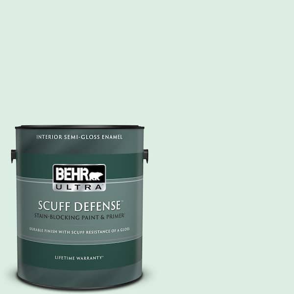 BEHR ULTRA 1 gal. #M420-1 Sparkling Brook Extra Durable Semi-Gloss Enamel Interior Paint & Primer