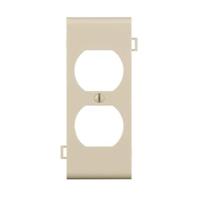 Almond 1-Gang Duplex Outlet Wall Plate (1-Pack)