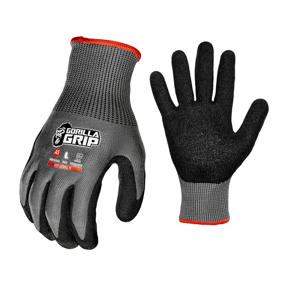 Large Precision Grip ANSI A5 Cut Resistant Work Gloves