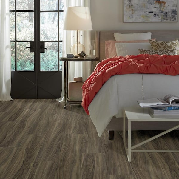 Jefferson Vine 12 MIL X 7 in. W X 48 in. L Waterproof Click Lock Vinyl Plank Flooring (18.67 sq. ft./ case )