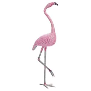 Achla Designs Pink American Flamingo Outdoor Garden Statue, 38 in. Tall, Painted Finish
