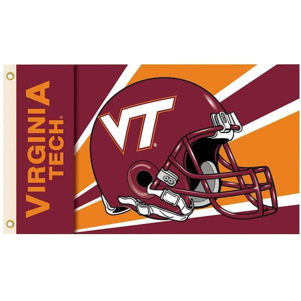 BSI Products NCAA 3 ft. x 5 ft. Helmet Virginia Tech Flag