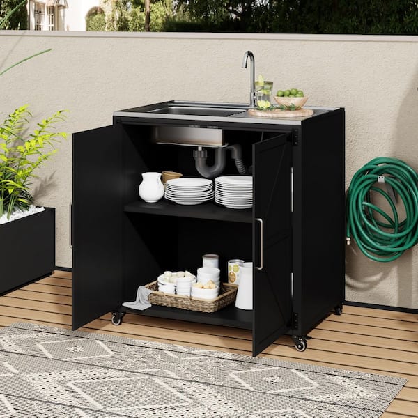 35 x 24 x Outdoor Kitchen Sink Cabinet with