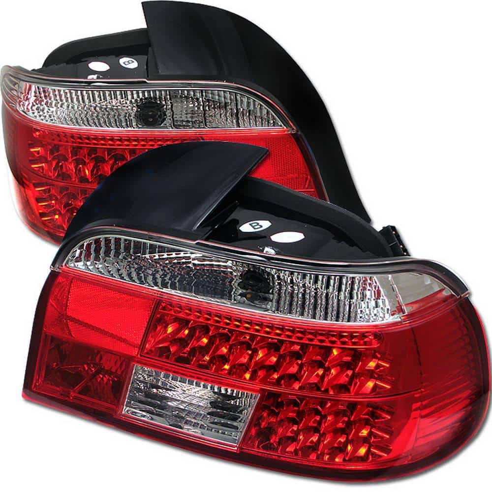 Spyder Auto BMW E39 97-00 LED Tail Lights - Red Clear 5000675 - The Home