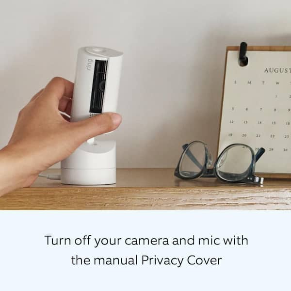 Ring Pan-Tilt Indoor Cam Plug-in Security Camera with 360