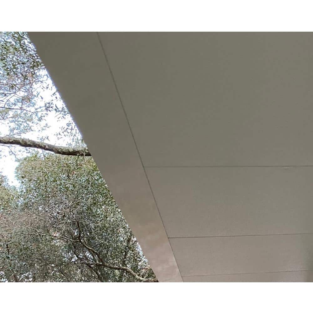 White Aluminum 16' x 10' Insulated Roof Patio Cover