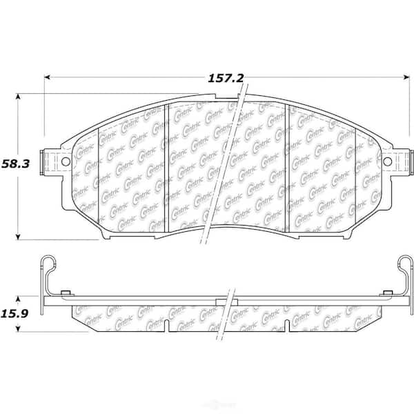 Centric Parts Disc Brake Pad Set