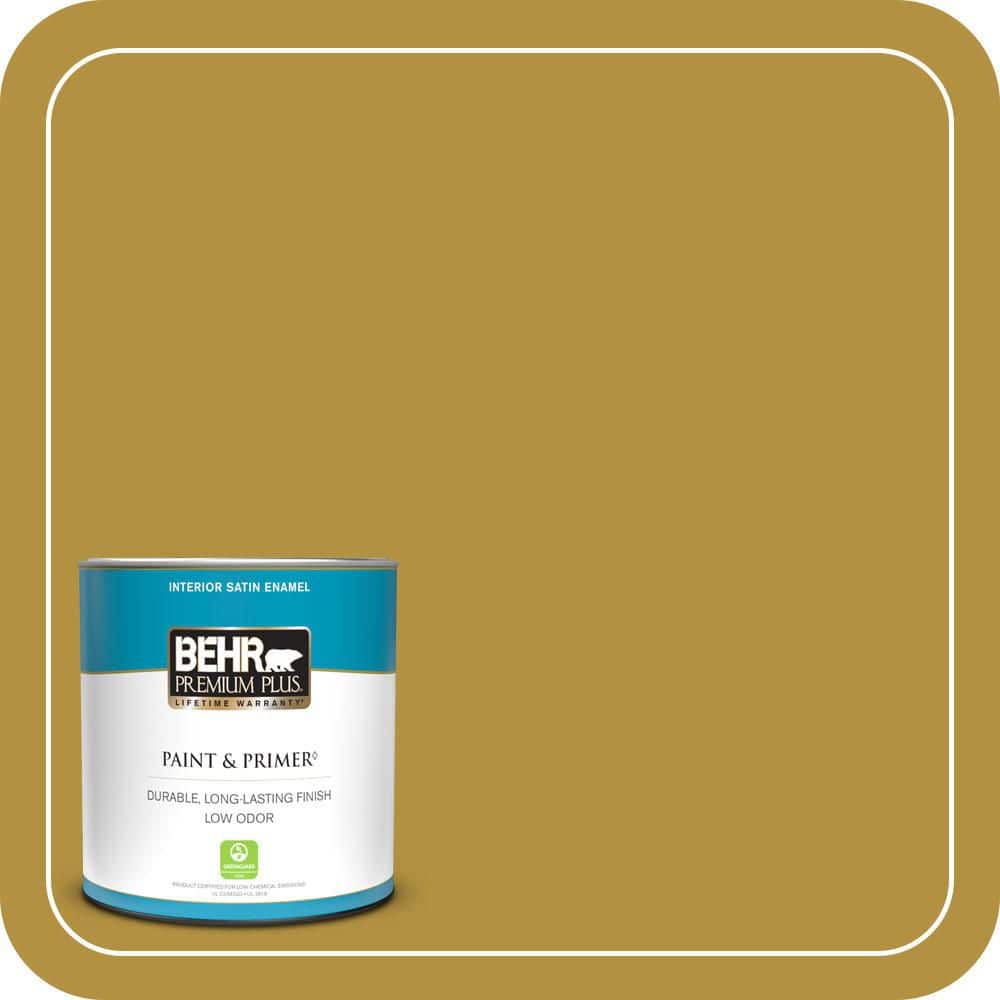 1 qt. #370D-7 Venetian Gold Satin Enamel Low Odor Interior Paint & Primer price history on PriceWatchPro