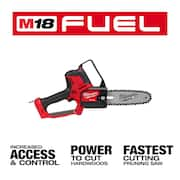 M18 FUEL 120 MPH 450 CFM 18V Lithium-Ion Brushless Cordless Handheld Blower w/M18 FUEL HATCHET Pruning Saw (2-Tool)