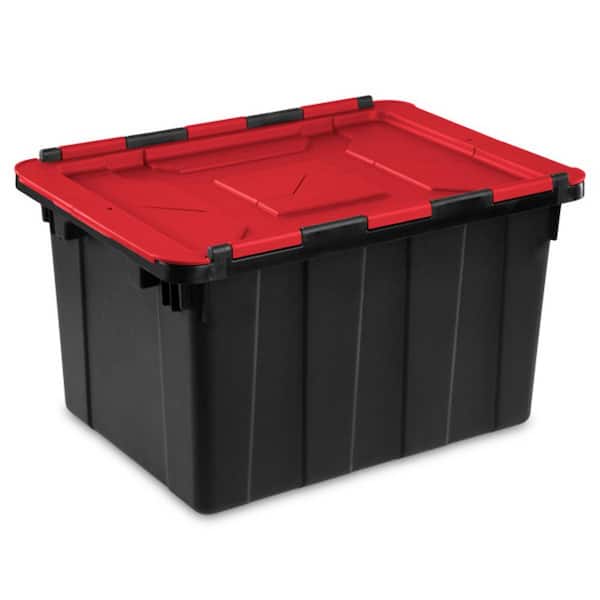 12 Gal Storage Totes Home Depot Husky Professional Heavy Duty