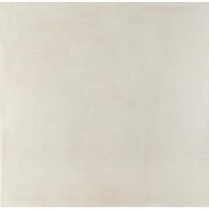 Forte White 4 in. x 8 in. x 10mm Natural Porcelain Floor and Wall Tile Sample