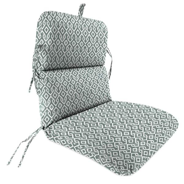 Jordan Manufacturing 22 in. L x 45 in. W x 5 in. H Rectangular Outdoor Chair Cushion in Lunasa Volcanic