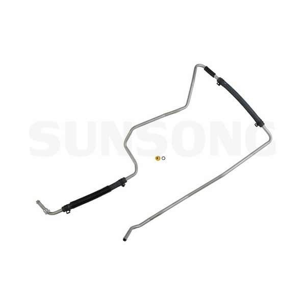 Sunsong Power Steering Return Line Hose Assembly - From Gear