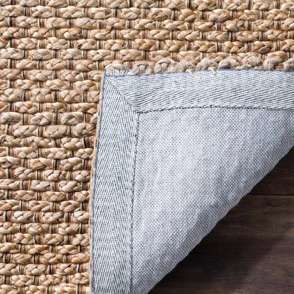 Natural Jute Flat Woven Reversible 3' x 5' Rug