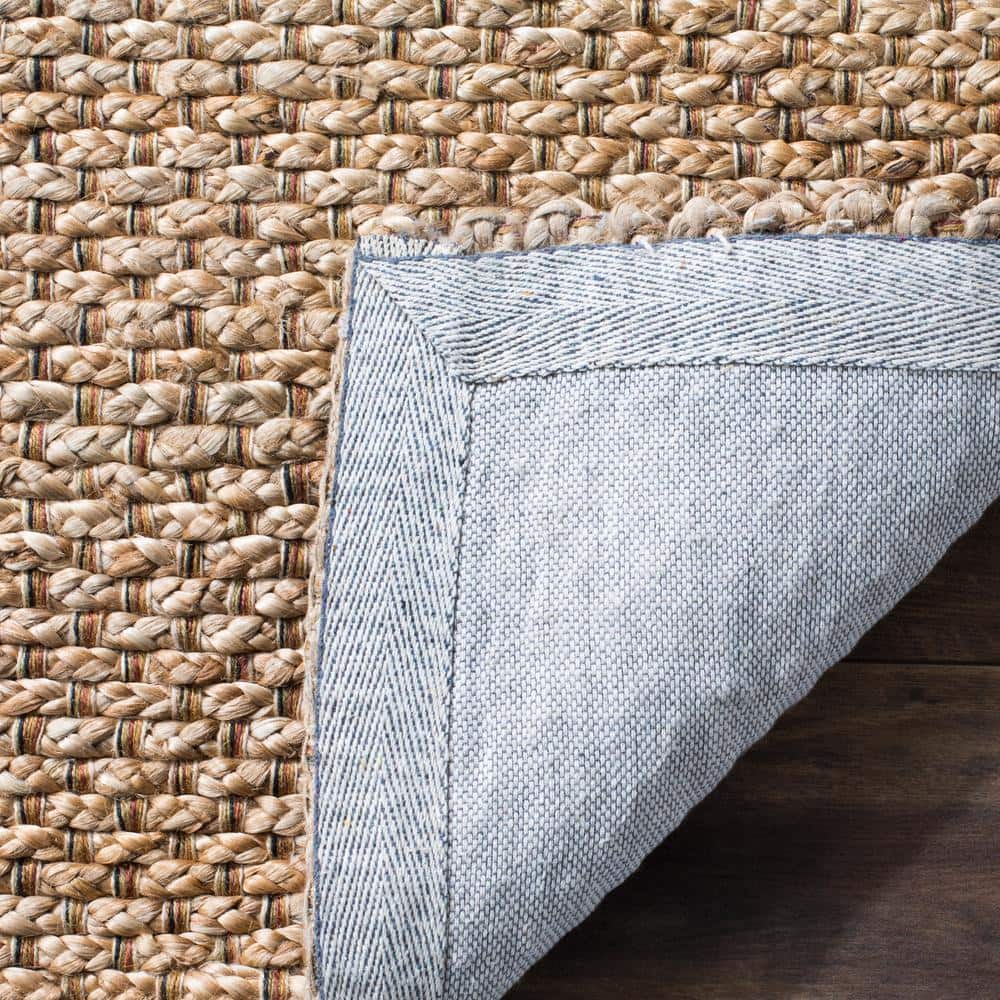 Natural Braided Jute 8' x 10' Handmade Area Rug