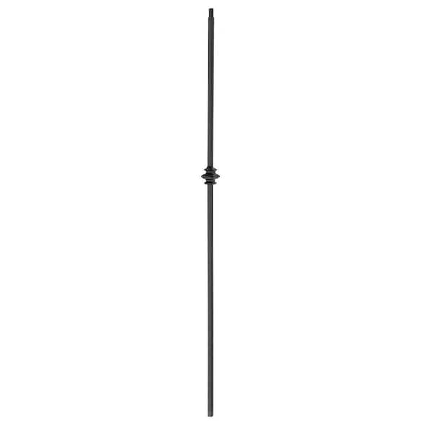 Arteferro 44 In X 1 59 In Single Knuckle Classic Black Powder Coated Wrought Iron Baluster 3924