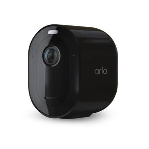 Pro 4 Spotlight Camera - Wireless Security, 2K Video and HDR, Color Night Vision, 2-Way Audio, 1 Pack, Black