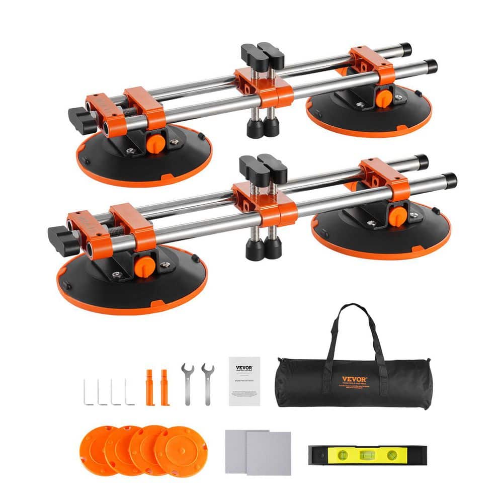 Seamless Seam Setter, 2-Pack with 6 in. Suction Cups, 6.1 in. W x 17.32 in. L Pro Pull Bar for Stone and Tile Flooring price history on PriceWatchPro