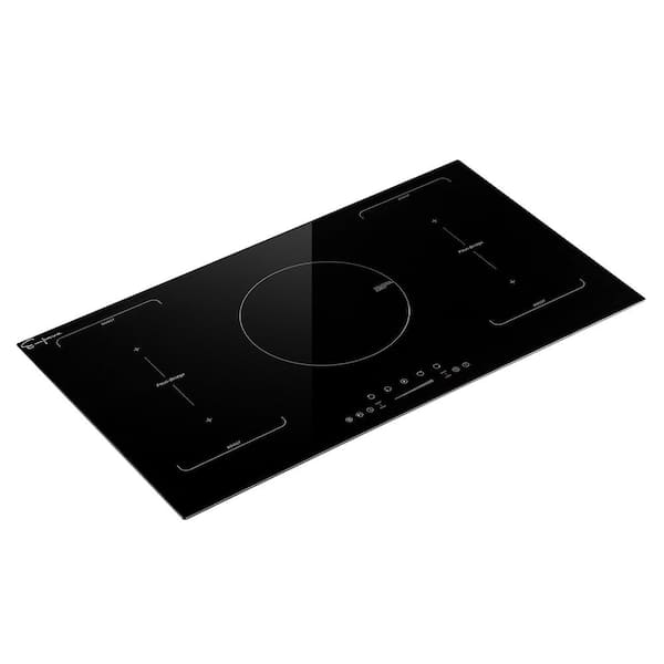 Empava Built-in 36 in. 240V Electric Stove Smooth Surface Cooktop in Black  with 5 Elements EPV-36EC01 - The Home Depot