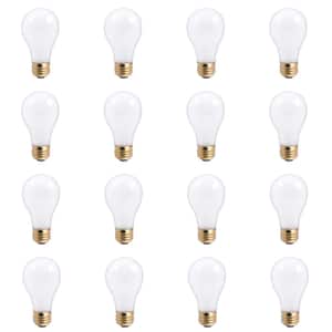 60-Watt Equivalent BT56 with Medium Screw Base E26 in White Finish Dimmable 2200K Incandescent Bulb 12-Pack
