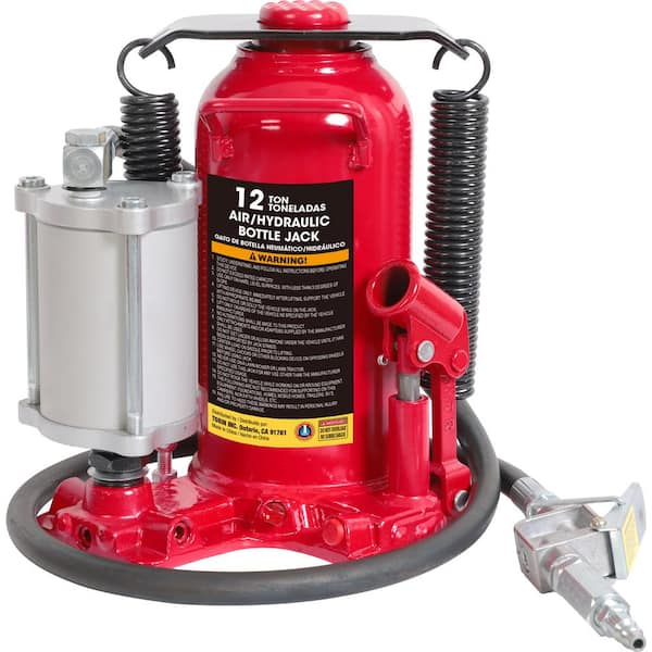 Big Red 12-Ton Welded Air Pneumatic Bottle Jack