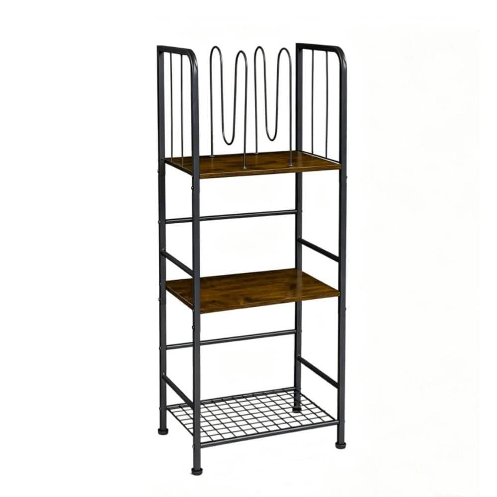 3-Tier M-Shaped Free Standing Towel Rack in Brown, Durable Metal Towel Holder for Bathroom, Pool Towel Rack price history on PriceWatchPro