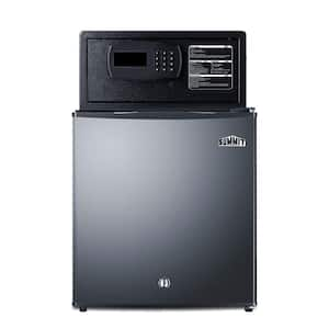 18 in. 1.6 cu. ft. Mini Refrigerator r in Stainless Steel with Safe