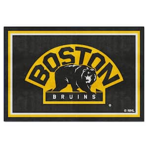 Boston Bruins Black 5ft. x 7ft. Plush Area Rug