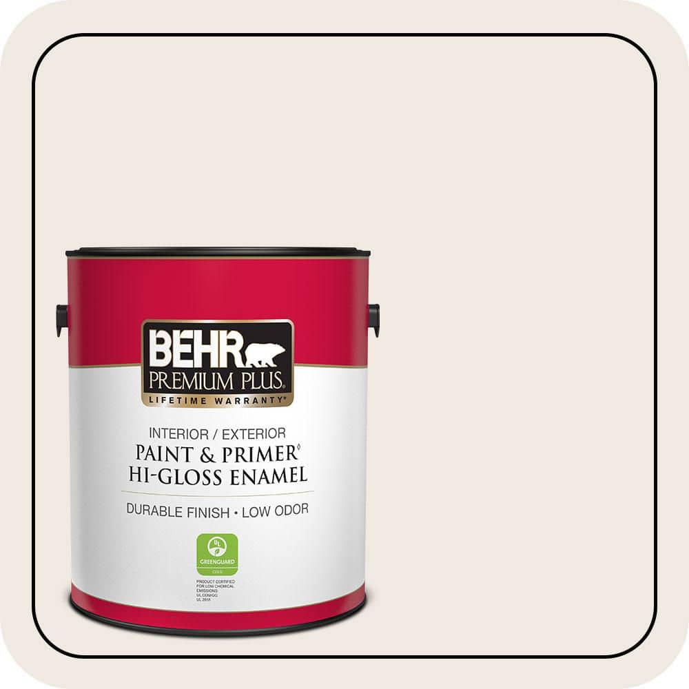 1 gal. #PWN-69 Fine Linen Hi-Gloss Enamel Interior/Exterior Paint & Primer price history on PriceWatchPro