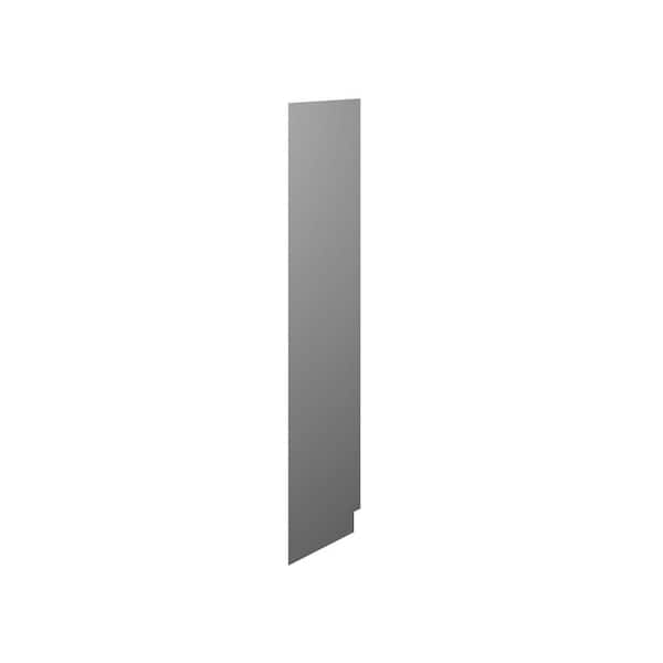 Cumberland Recessed 0.75 in. W x 96 in. H x 30 in. D Refrigerator End Panel Assembled Pantry in Painted Stratus