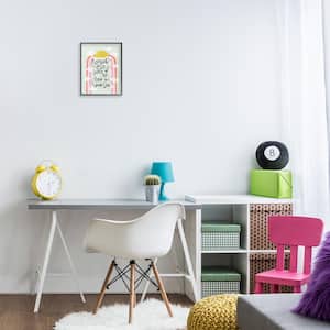 Light In Your Soul by Mandy Ford Art + Illustration Black Framed Typography Giclee Art Print 14 in. x 11 in.