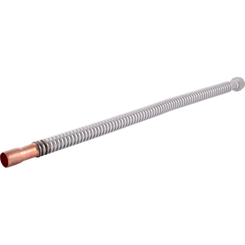 SharkBite 3/4 in. Sweat x 3/4 in. FIP x 24 in. Corrugated Stainless