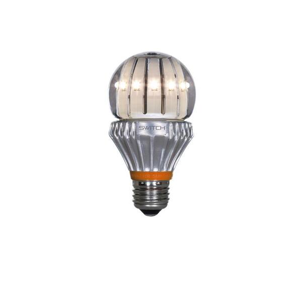 SWITCH 60W Equivalent Soft White  A19 Clear LED Light Bulb