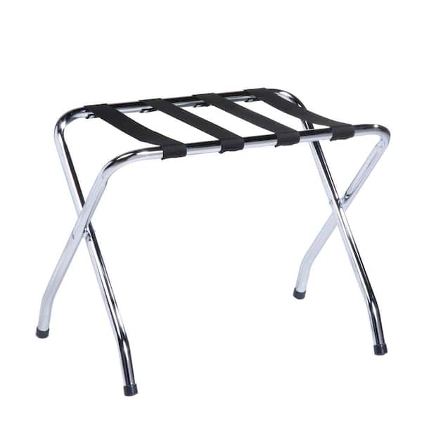 Honey-Can-Do Collapsible Luggage Rack, Silver